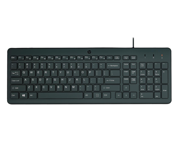 HP Klawiatura przewodowa 150 - 1109244 - zdjęcie